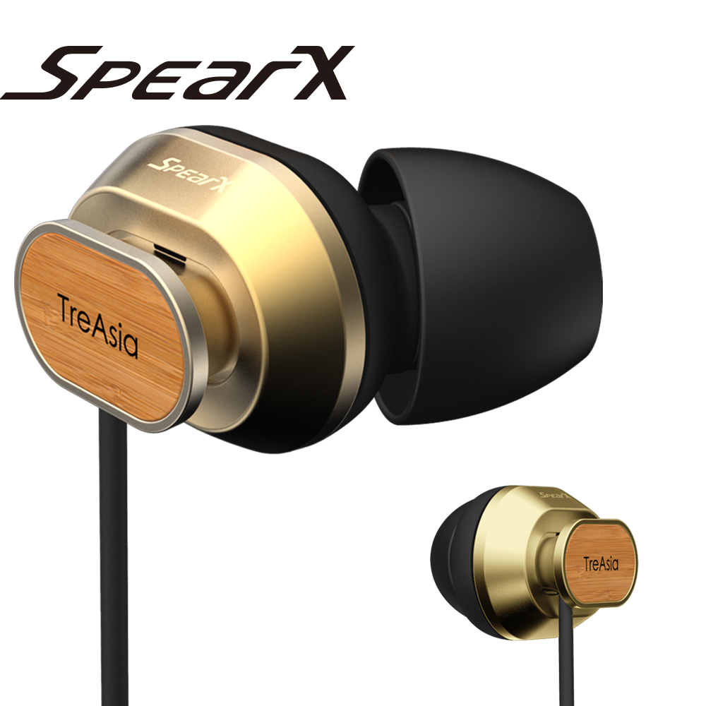 【SPEARX 聲特科技】 SpearX 跨域美聲 T+S O1全音域留聲耳機-金色