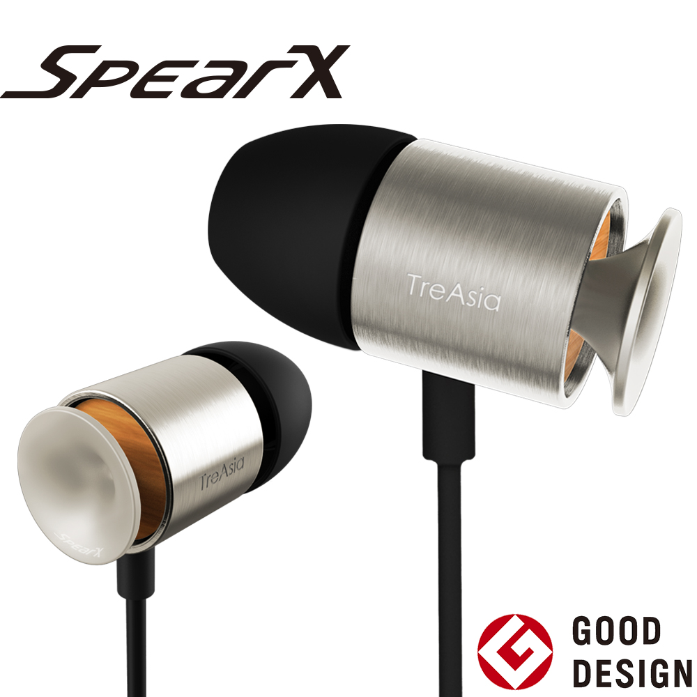 【SPEARX 聲特科技】 SpearX 跨域美聲 T+S O3全音域留聲耳機-銀色