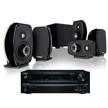Paradigm Cinema 100 5.1聲道家庭劇院套組+Onkyo 535綜合擴大機