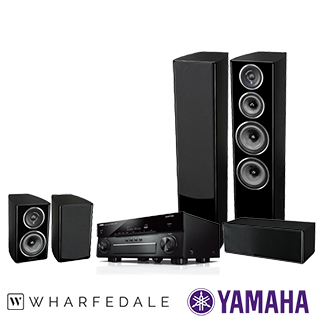 Yamaha AV環繞擴大機 RX-A880+Wharfedale 家庭劇院喇叭組合 Diamond 11.4+11.CS+11.1