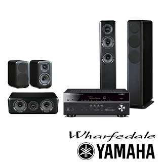 Yamaha AV環繞擴大機 RX-V685 + Wharfedale 家庭劇院喇叭組 D330+320+D300C