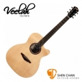 Veelah吉他 V1-OMC om桶身/面單板/切角-附贈Veelah木吉他袋/V1專用(全配件)/台灣公司貨