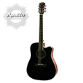 APOLLO A2-DC 缺角民謠吉他 經典曜岩黑色款