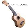 《台灣JAZZY‧高檔赤楊木23吋‧烏克麗麗》送厚棉琴袋‧教學光碟‧備用弦‧移調夾‧背帶‧全配
