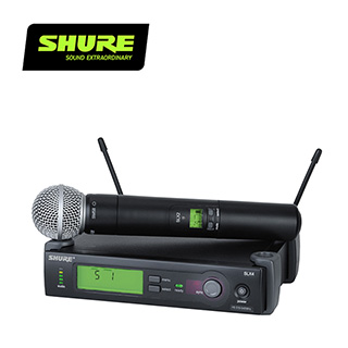 SHURE SLX24 / SM58 手持麥克風無線系統-原廠公司貨