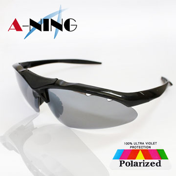 【A-NING 寶麗萊偏光眼鏡】抗紫外線UV400│超輕巧│簡約流暢│運動戶外│台灣製造