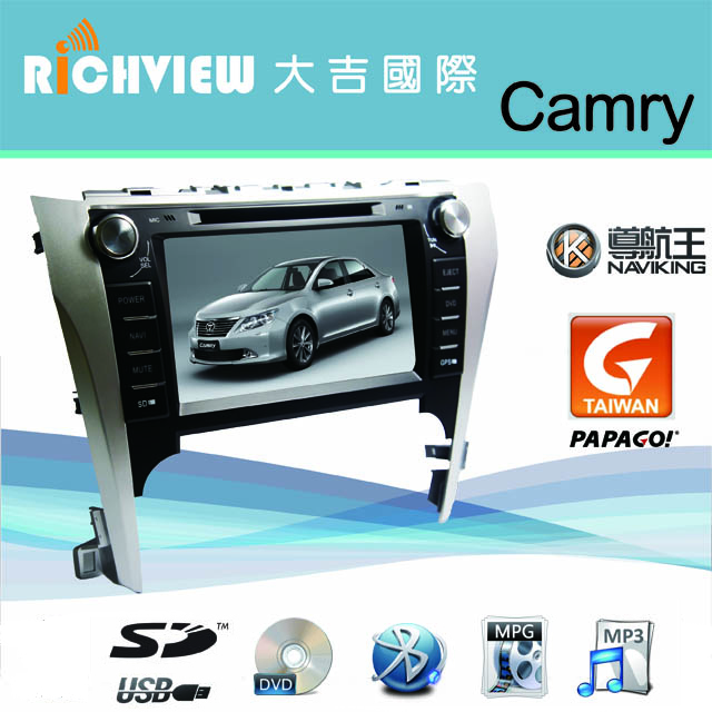 【大吉國際 AUTONET】TOYOTA CAMRY 汽車音響 導航 DVD 影音 藍芽 多合一主機 贈睡覺神器