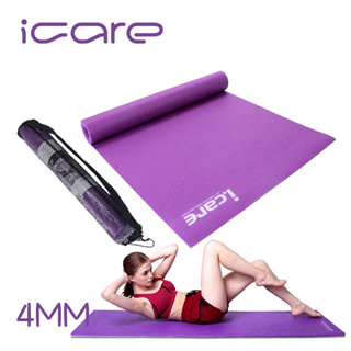 【ICARE】4MM加厚PVC健身瑜珈墊