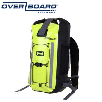 英國 OverBoard Pro-vis系列 防水後背包 防水雙肩後背包 防水包 (黃色)