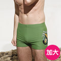 Heatwave熱浪 男泳褲 二分平口褲-樂活綠240