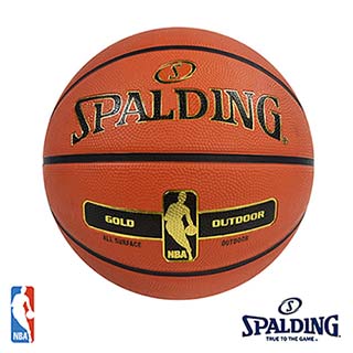 SPALDING 斯伯丁 New金色NBA - Rubber #7 籃球 SPA83492