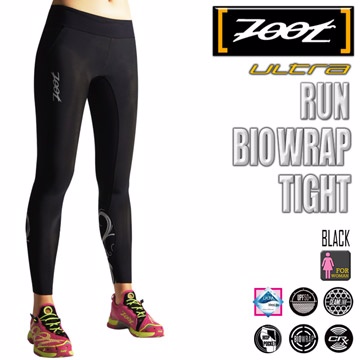 ZOOT 頂級 RUN BIO TIGHT肌能強化跑褲-長褲(女)
