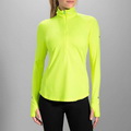 BROOKS 防風半拉鍊上衣 夜光黃(220977305)