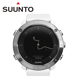 SUUNTO Traverse White 健行、徒步、登山越野及運動鍛鍊GPS腕錶【白色】