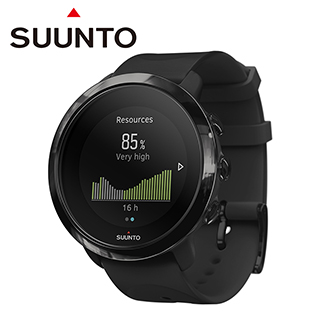 SUUNTO 3 Fitness All Black 保持健康與活力生活的【體適能】運動腕錶 (全黑)