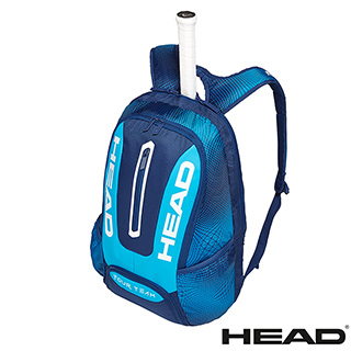 【HEAD】TOUR TEAM BACKPACK 2支裝球拍袋/後背包-海軍藍(網球/羽球/壁球拍可用)