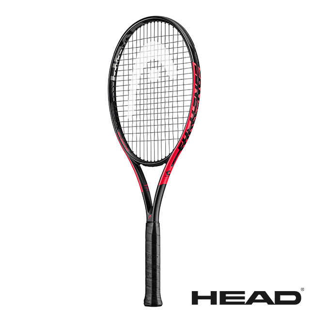 HEAD Challenge Pro 全碳進階網球拍295g-紅【231809】