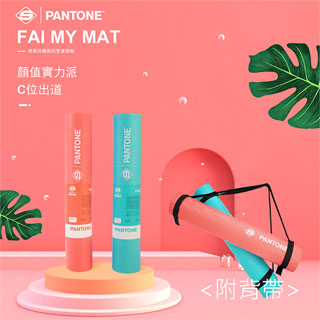 【PANTONE】4MM-SGS認證PVC全素色環保健身瑜珈墊