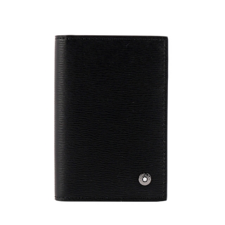 MONTBLANC westside系列牛皮名片/卡片夾(黑色)
