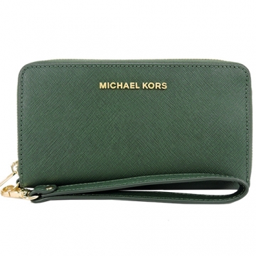 MICHAEL KORS JET SET TRAVEL 防刮手機包(綠)