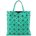 ISSEY MIYAKE 三宅一生BAOBAO透光方格6x6手提包(粉綠)