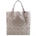 ISSEY MIYAKE 三宅一生BAOBAO透光6X6手提包(灰卡其)