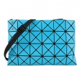 ISSEY MIYAKE 三宅一生BAOBAO幾何方格4x6小斜背包 (小/水藍)