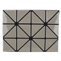 ISSEY MIYAKE 三宅一生 三宅一生 BAOBAO幾何方格3x4名片夾(亮面灰)