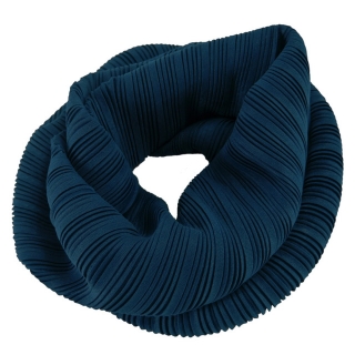 ISSEY MIYAKE 三宅一生 PLEATS PLEASE 百褶直紋頸圍(灰藍)