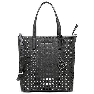 MICHAEL KORS HAYLEY 雷射鏤空花豎款 手提 肩背 兩用包 購物包 中款