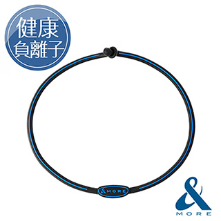 &MORE愛迪莫鈦鍺-KADORI負離子運動項圈(耀眼藍)