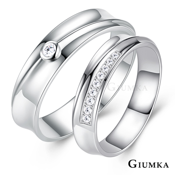 GIUMKA 925純銀戒指尾戒 愛的承諾純銀戒 單個價格 MRS07093