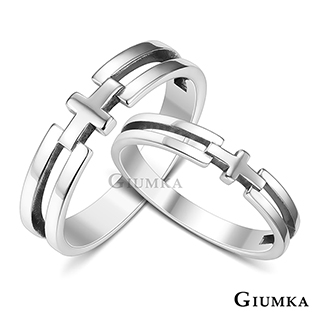 GIUMKA 十字架約定 925純銀戒指尾戒 情侶戒指 MRS08010