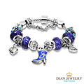 【DIAN JEWELRY黛恩珠寶】 潘朵拉風格 時尚藍靴 串珠手鍊
