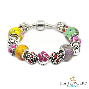 【DIAN JEWELRY黛恩珠寶】 潘朵拉風格 繽紛年華 串珠手鍊