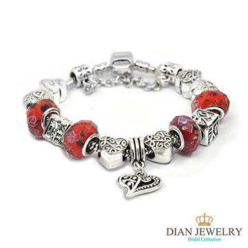 【DIAN JEWELRY黛恩珠寶】 潘朵拉風格 愛意滿滿 串珠手鍊