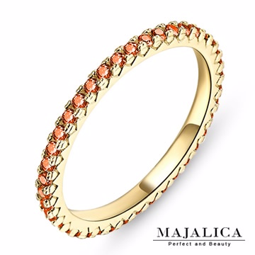 Majalica 線戒純銀尾戒 金色D款 PR4003-4