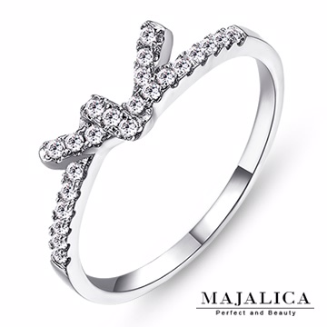 Majalica 結緣純銀尾戒 銀色款 PR4010-1