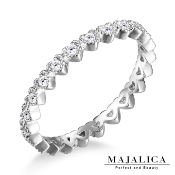 Majalica 真心愛戀 純銀尾戒線戒 銀色款 PR6043-1