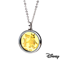 Disney迪士尼金飾 純真維尼小豬黃金/白鋼項鍊