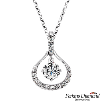 GIA 鑽石項鍊 PERKINS 伯金仕 Royal系列