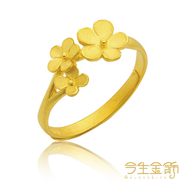 今生金飾 戀香女戒 純黃金戒指
