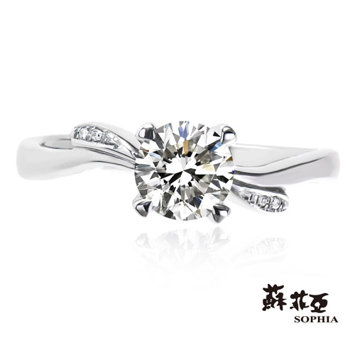 蘇菲亞SOPHIA - 伊莎貝拉0.50克拉FVS2 3EX鑽石戒指