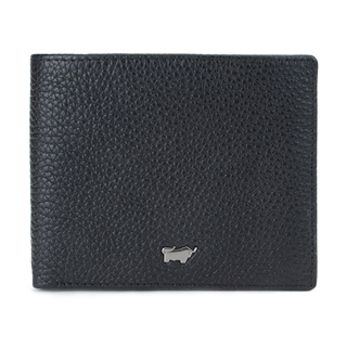 【BRAUN BUFFEL】PLAYA佩雅系列8卡短夾-黑色 BF303-313-BK