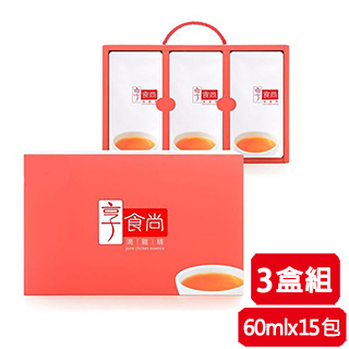 享食尚滴雞精 60mlx15入/盒X3