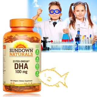 Sundown日落恩賜 兒童精明鮪魚油DHA軟膠囊(100粒/瓶)