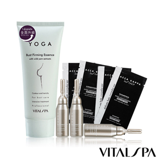 VITAL SPA山藥美胸精華乳100ml+美胸精萃10mlX3+白麝香洗髮精10ml*2+潤髮素10ml*2