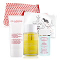CLARINS 克蘭詩 身體調和護理油(100ml)贈美腿滋潤乳+竹子精華身體去角質霜+化妝包