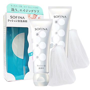 SOFINA 蘇菲娜 彈力泡泡潔顏乳(120g)X2