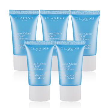 CLARINS 克蘭詩 水潤奇肌保濕水面膜(15ml)X5入